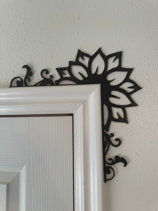 Spring Sunflower Door Corner Decoration