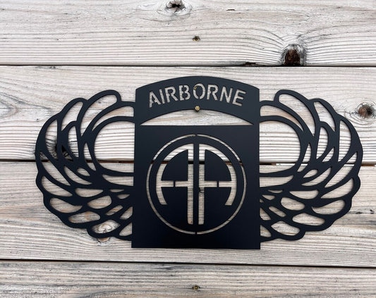 Army - 82nd Airborn - Metal Sign